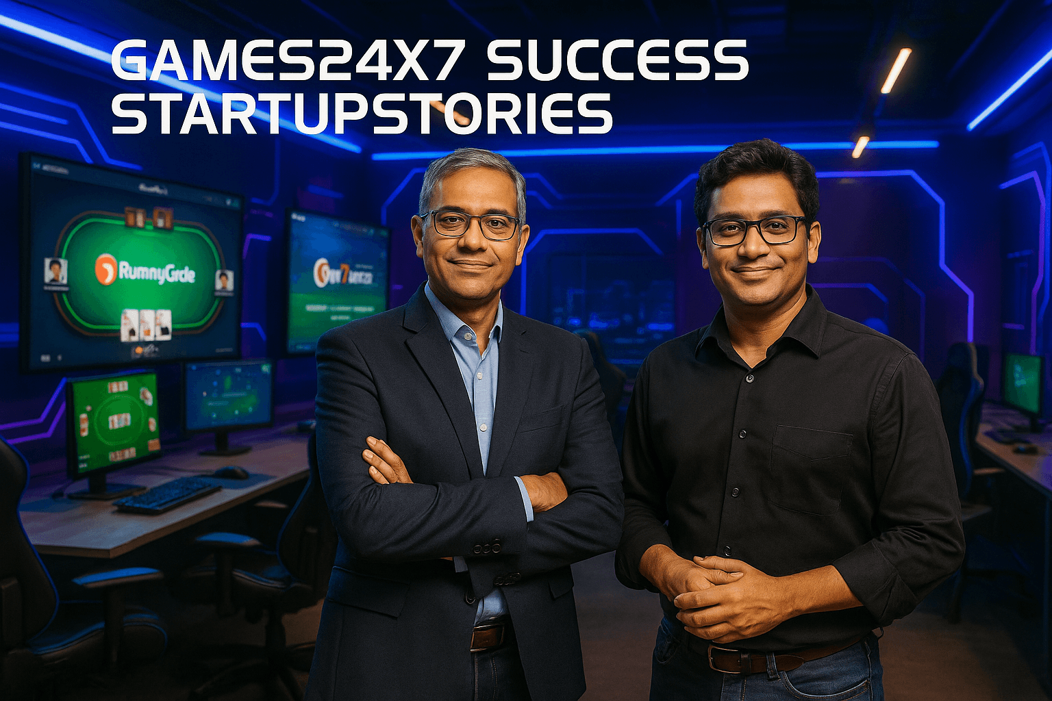 Games24x7 Success Story: How Bhavin Pandya and Trivikraman Thampy Built a ₹21,000 Cr Gaming Giant