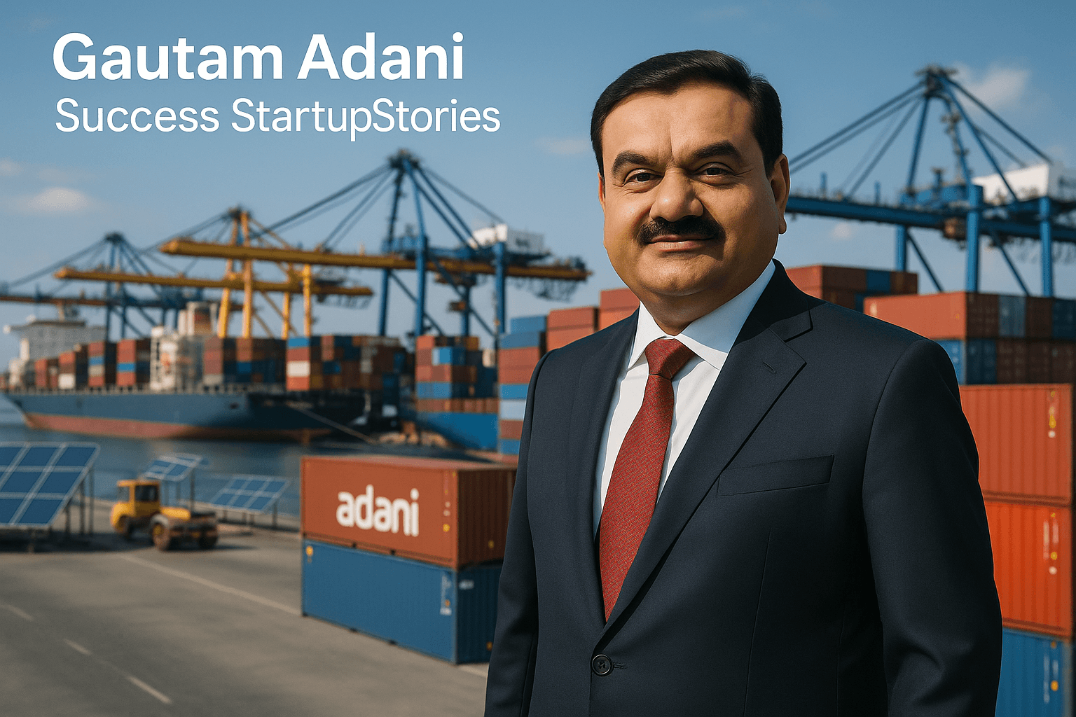 Gautam Adani Success Story: From College Dropout to Billion-Dollar Conglomerate