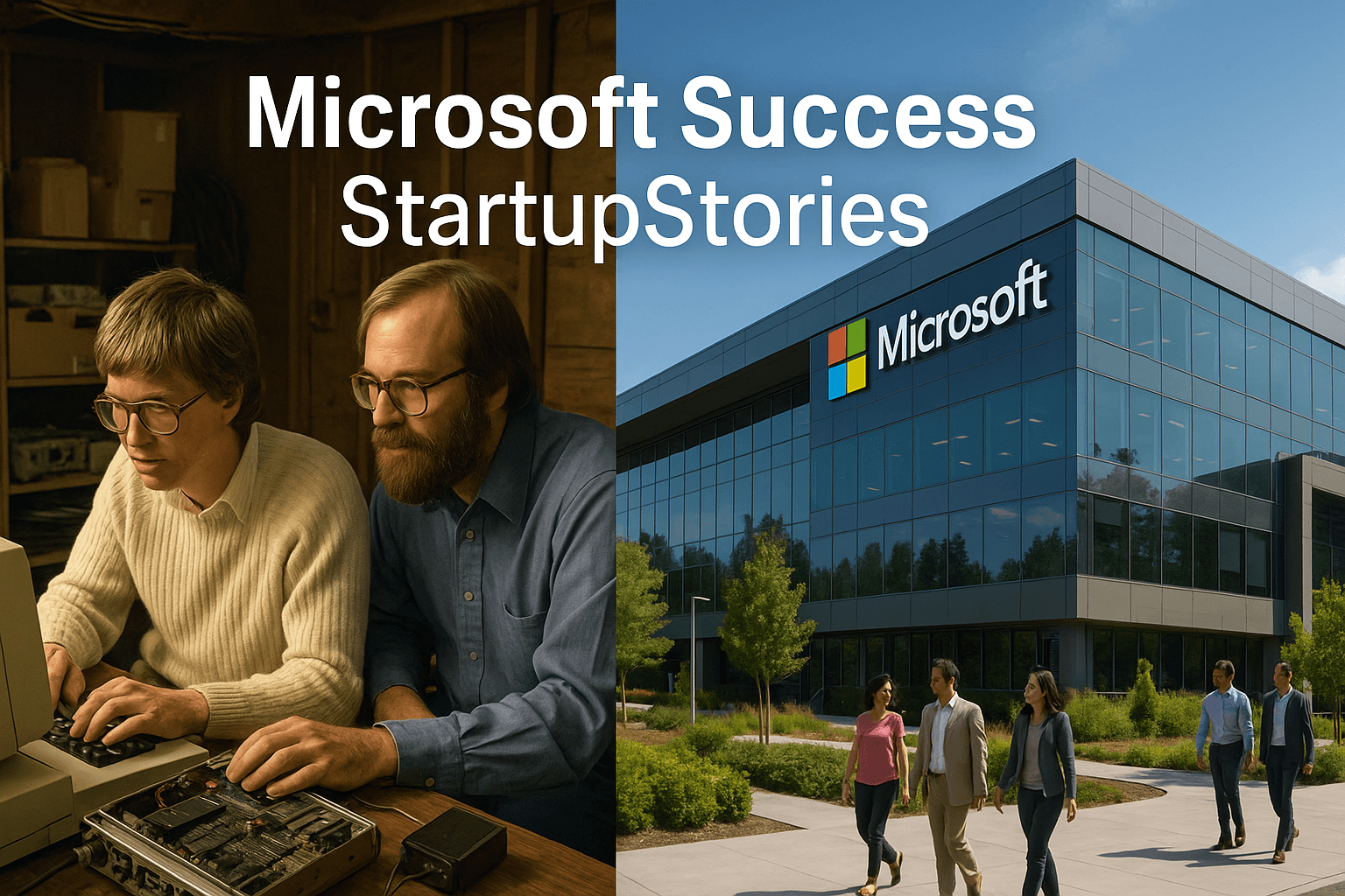 Microsoft: A Journey From Garage Startup to Global Tech Titan