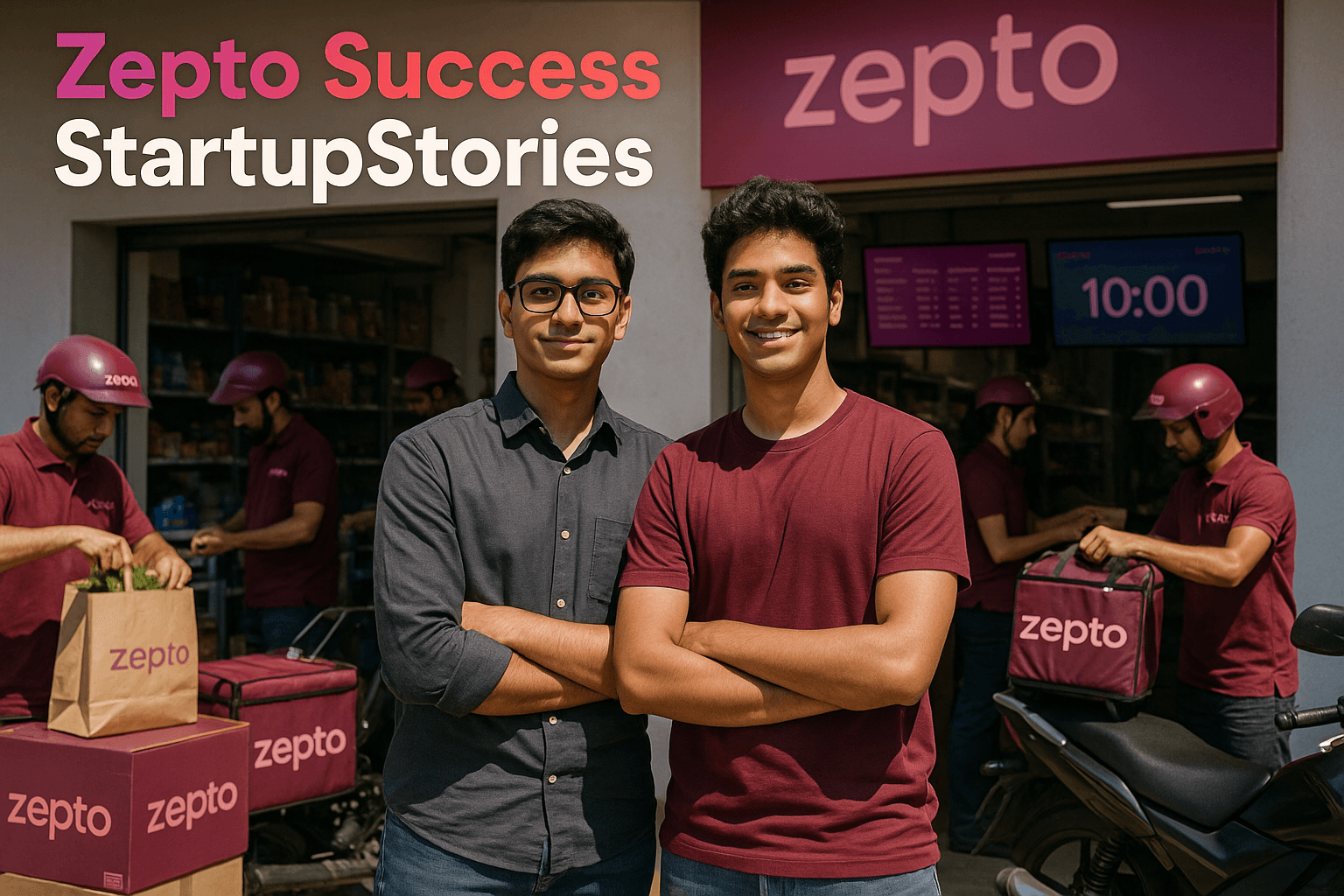 Zepto Success Story: How Two Teenagers Built a $5B Grocery Delivery Giant in 10 Minutes