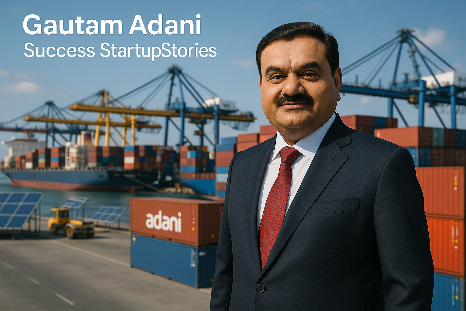 Gautam Adani Success Story: From College Dropout to Billion-Dollar Conglomerate