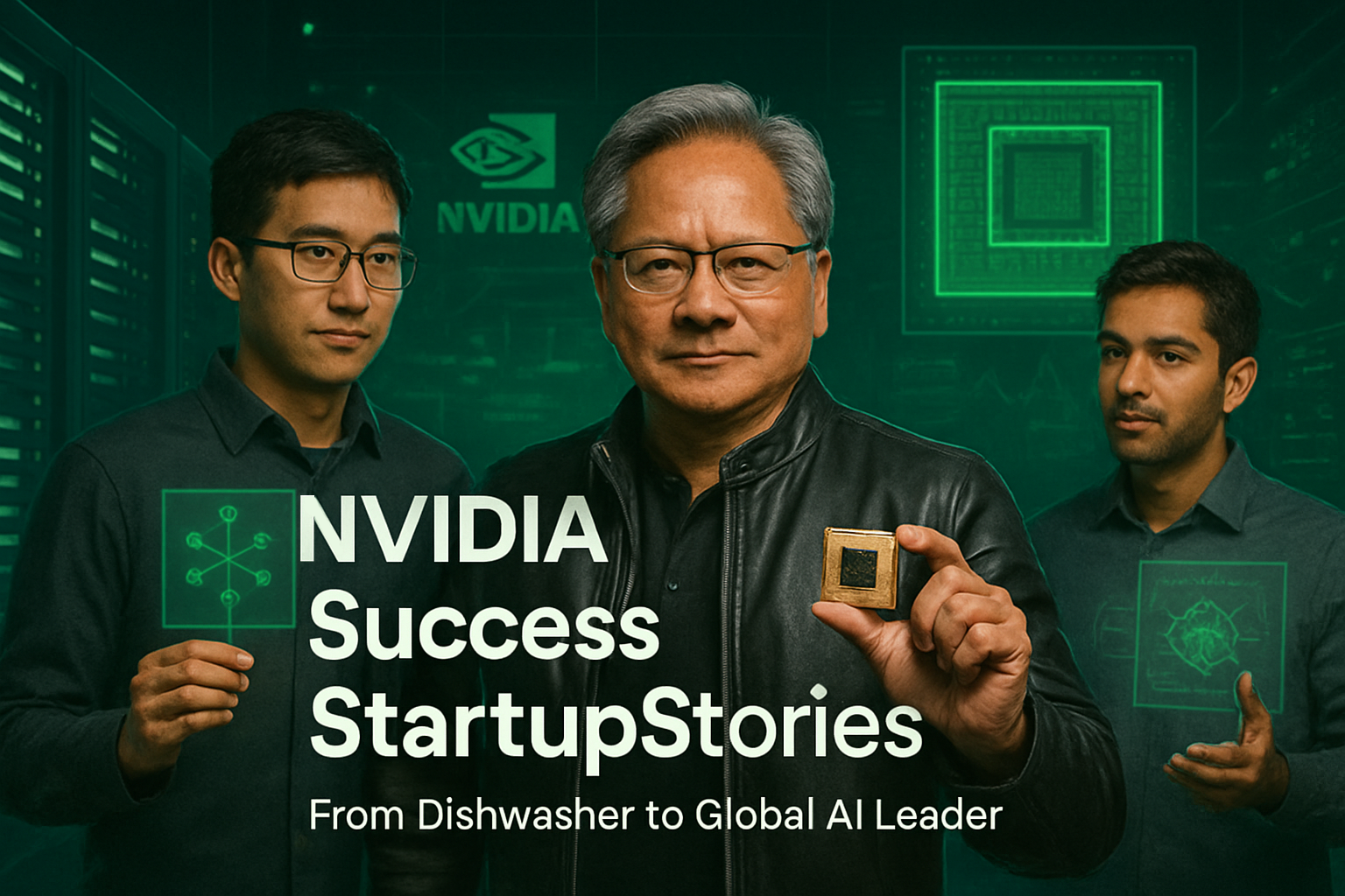 From Dishwasher to CEO: The Inspiring Journey of Jensen Huang