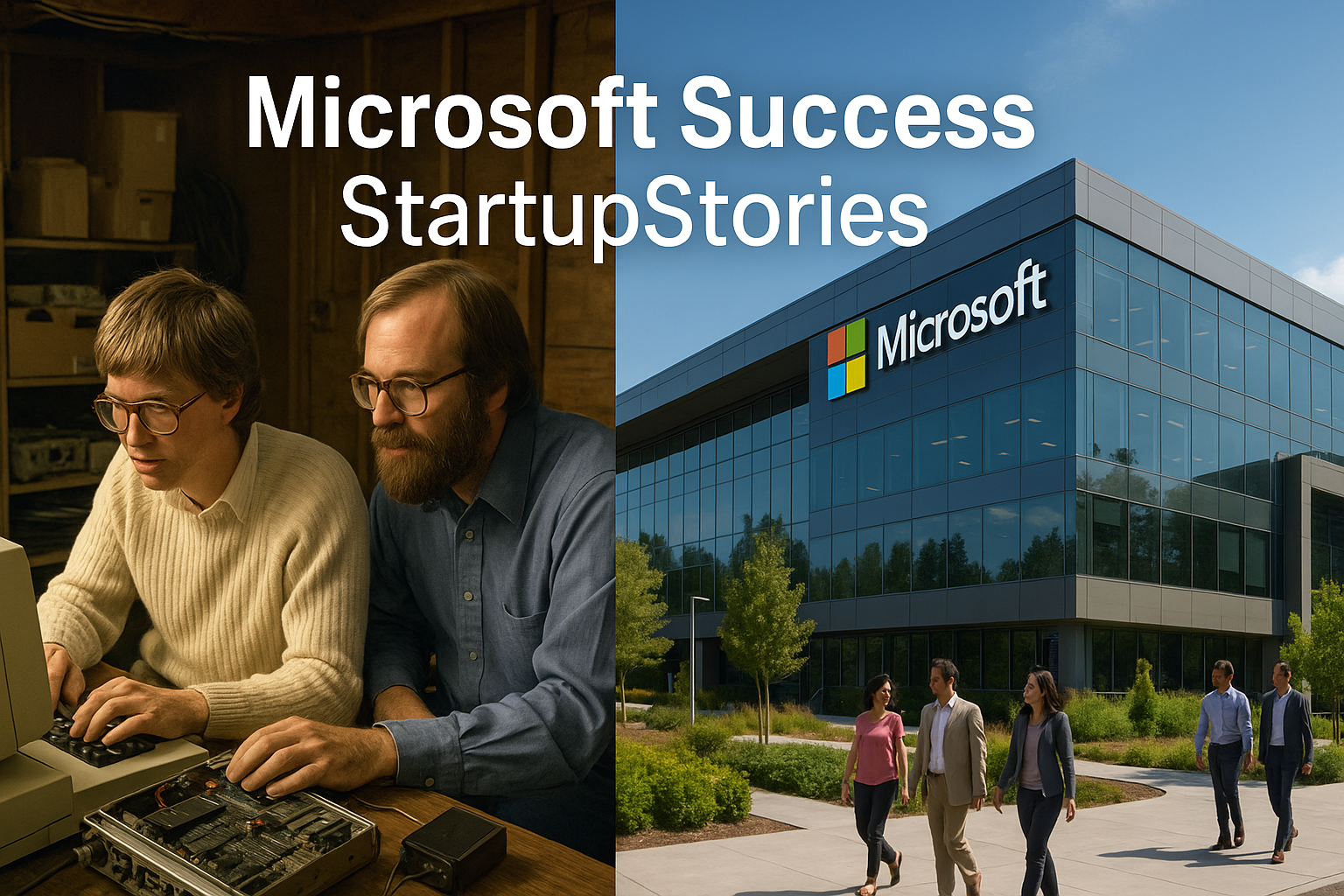 Microsoft: A Journey From Garage Startup to Global Tech Titan