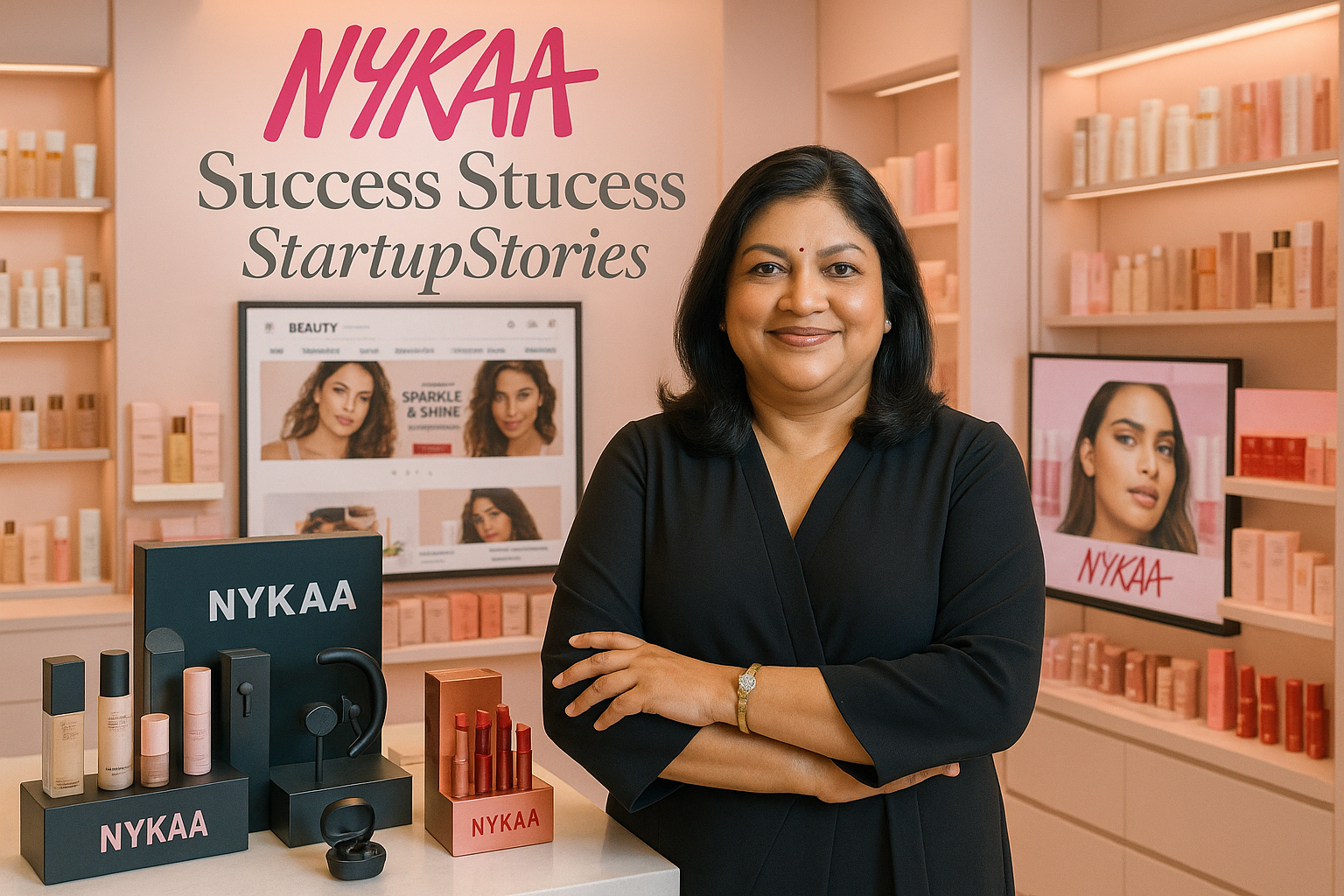 Nykaa Success Story – From Startup to India’s Beauty Empire